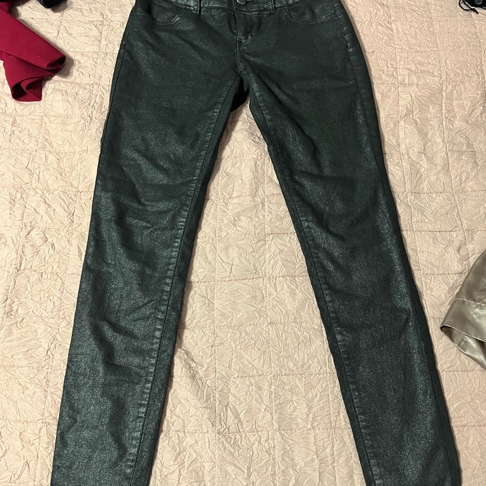 The Limited Shimmering Black Legging Jeans - Size 0